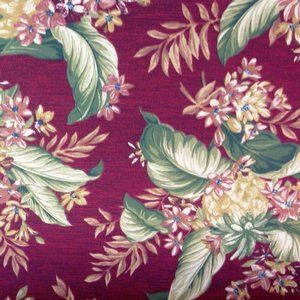 Outdoor Fern Frenzy Cayenne Fabric